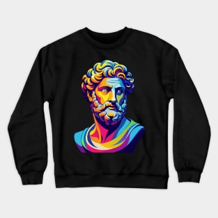 Head of Michelangelo's Homer in pop art style Crewneck Sweatshirt